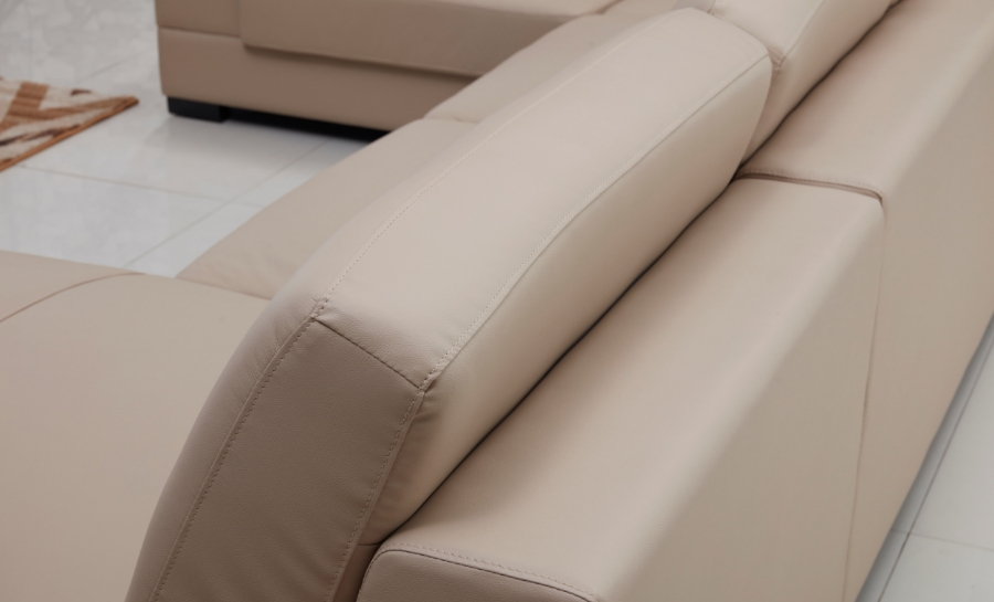 Coogee Leather Sofa Lounge Set